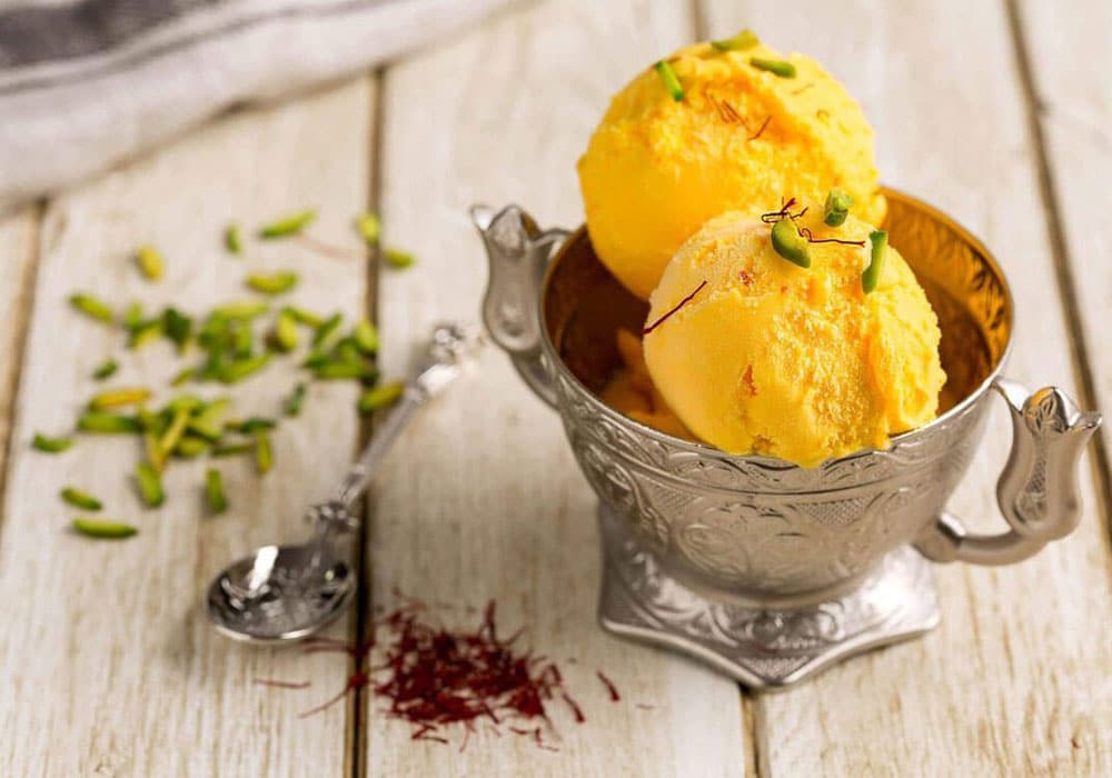 saffron ice cream