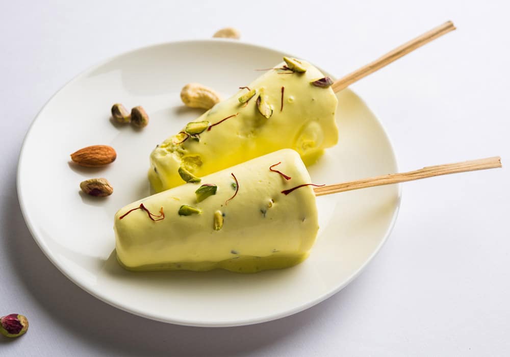 saffron ice cream