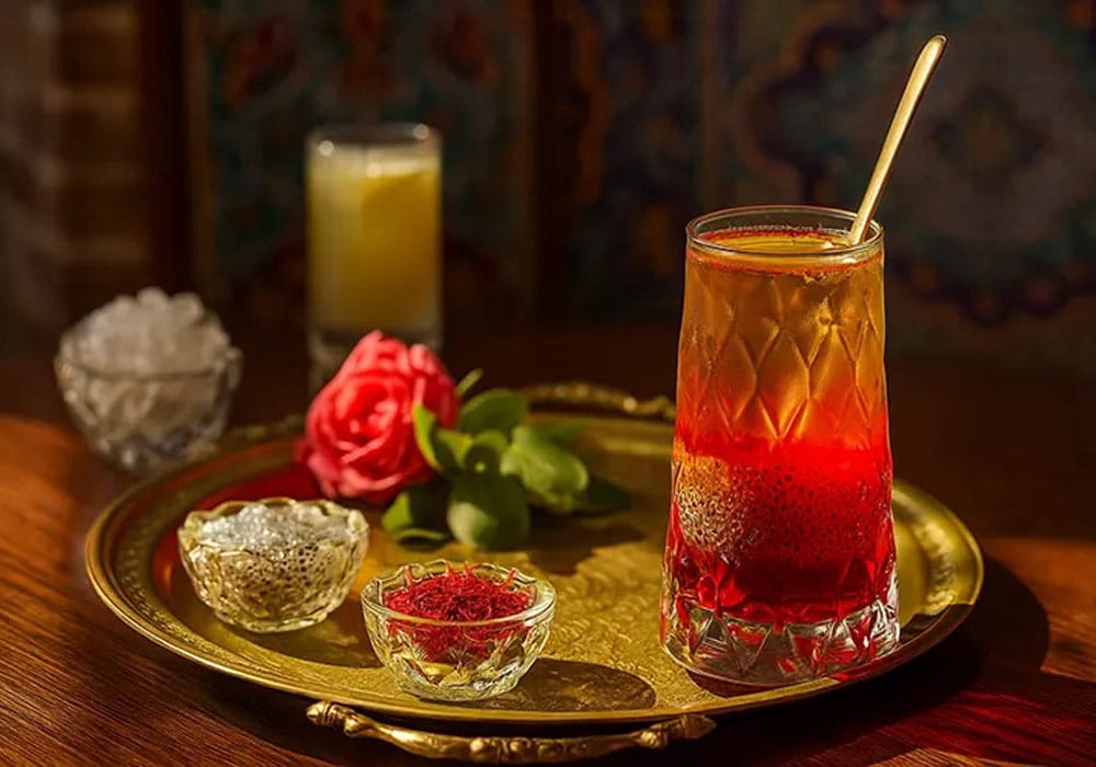 Saffron syrup; a luxurious drink for special parties